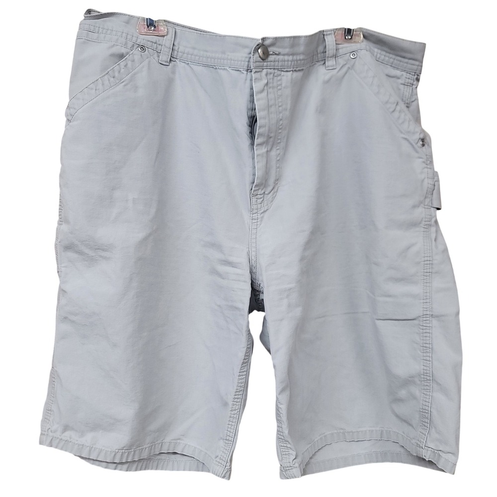 VTG Tommy Hilfiger Mens Gray Cargo Painter Utility Shorts Size 40 90s Gorpcore